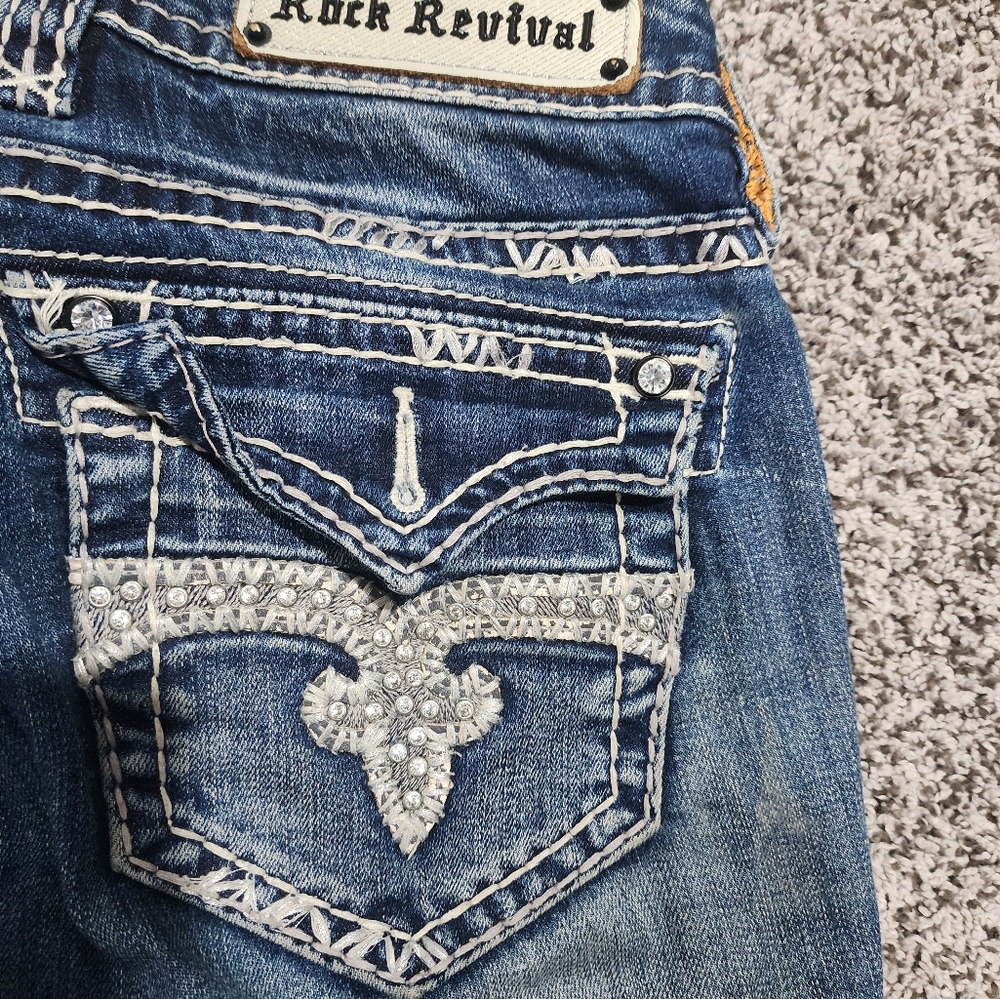 Rock Revival size 29 bootcut jeans sparkle pocket